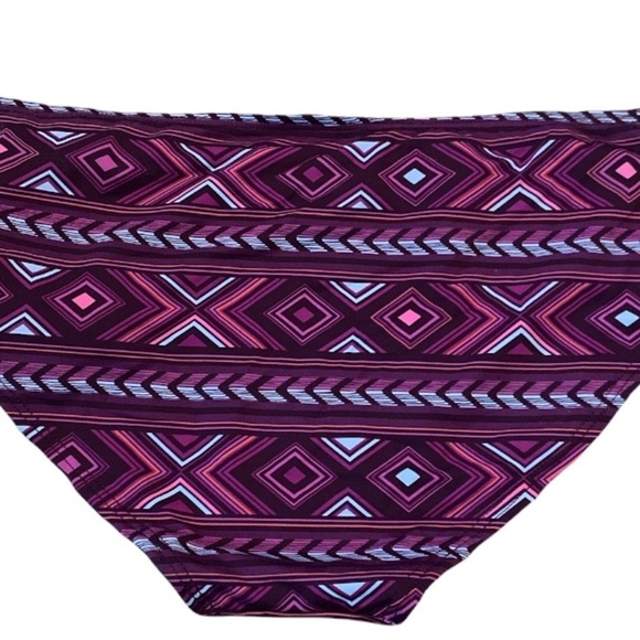 Carve Designs Bikini Bottoms NWT Bolinas Plum Ball Hibiscus Tides Size L - Picture 5 of 14